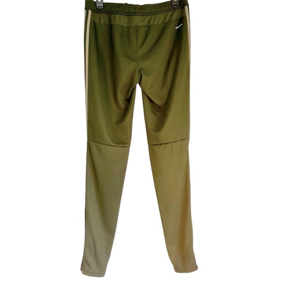 adidas Climacool Green Trio Women’s Track Pants Sz S 8-10 Side zip-up Running - Picture 3 of 10